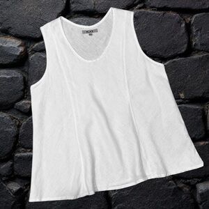 FLAX • Classic 100% Linen Tank Top || Size 2X